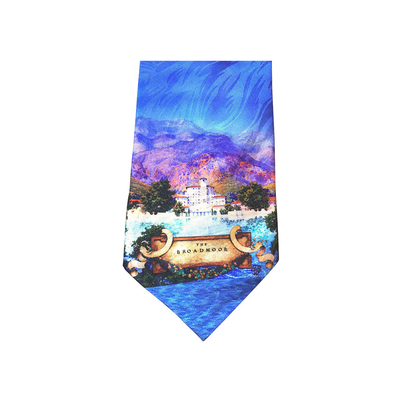 Limited-Edition the Broadmoor Silk Tie by Maxfield Parrish - Rockmount