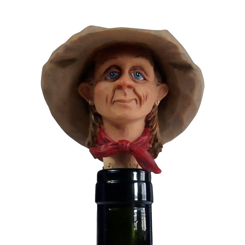 Cowgirl Dusty Darlin' Western Wine Bottle Stopper - Rockmount